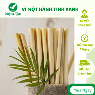 Ống Hút Tre size coffee, sinh tố - LOẠI 1 - 100 ống