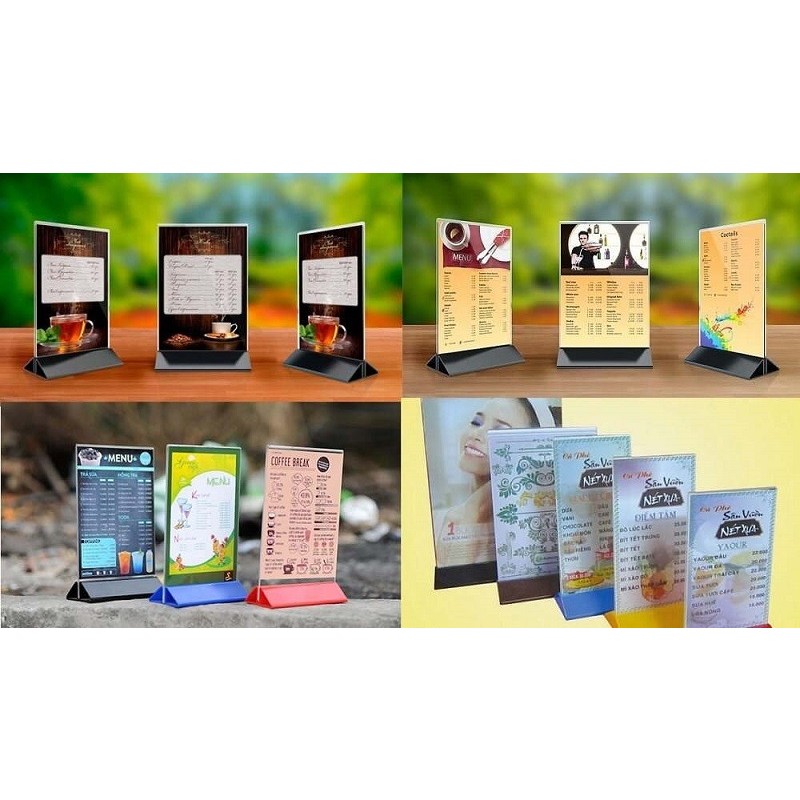 Menu, In menu, Menu meca, menu mica A4, A5 đã bao gồm in ấn