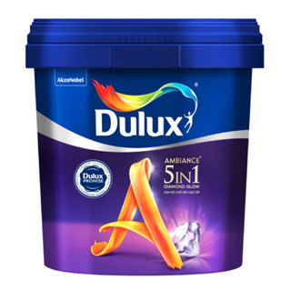 66AB  - Sơn Nước Nội Thất SIÊU  Cao Cấp Dulux Ambiance 5 in1 - BỀ MẶT SIÊU  BÓNG -5 LÍT