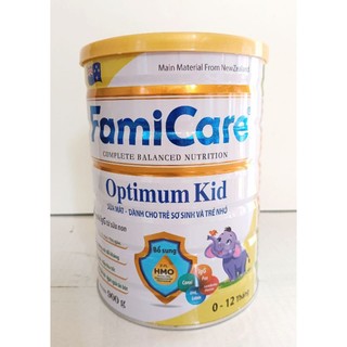 Sữa bột dinh dưỡng Famicare Optimum Kid 900G dành cho trẻ từ 0-12 tháng tuổi