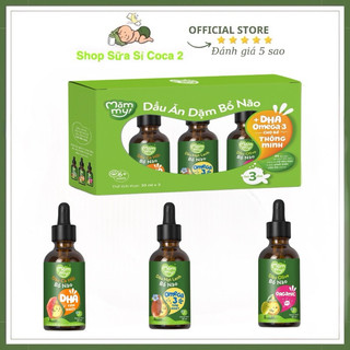  Combo 3 chai Dầu ăn bổ não Mămmy cho bé 30ml