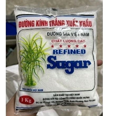 6 gói Đường túi 1kg Trắng vàng đường xuất khẩu 1kg. khối lượng 860g/túi