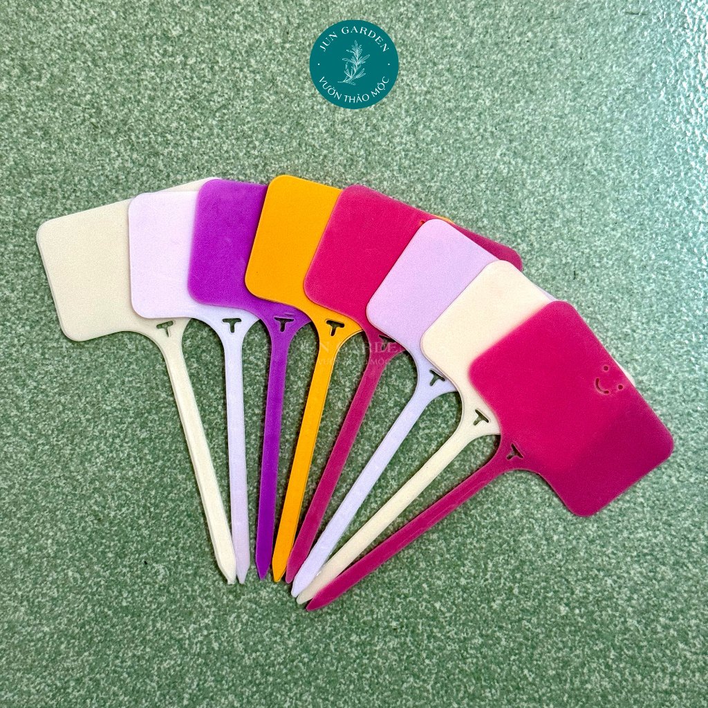 Thẻ Tag Ghi Tên Cây JUN GARDEN 2in1 Dạng Cắm - Treo giao màu ngẫu nhiên