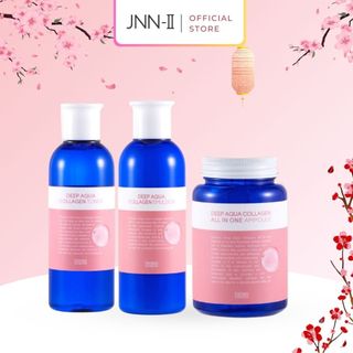 Tinh chất dưỡng Tenzero Deep Aqua Collagen Toner Emulsion Serum dưỡng ẩm phục hồi da | Jnn2.vn