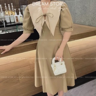 Đầm Voan Cổ Trụ Thuyền Ngắn Tay - Phong Cách Nhẹ Nhàng và Thời Trang TTGB0141