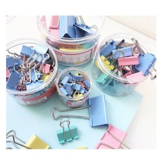 Kẹp bướm màu/Kẹp sắt màu hiệu GSTAR nhiều size