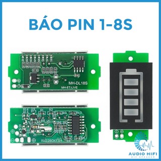 Mạch báo pin 1s 3s 4s 5s 3.7v 12.6v 16.8v 21v