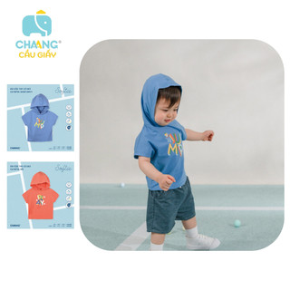 Chaang - áo cộc tay có mũ olympia ss2024d03 cho bé 6m-5y |quần áo chaang chính hãng