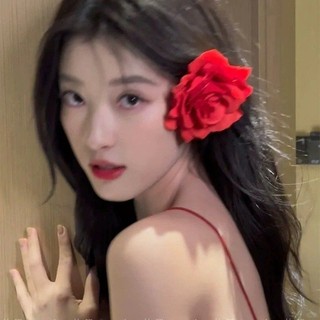 Kẹp tóc hoa hồng tiểu thư ❤️ cài tóc công chúa | yong by yong