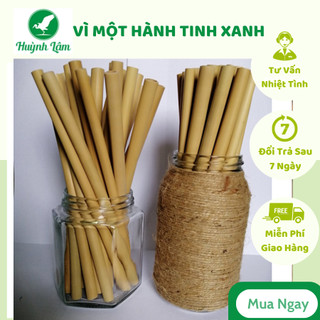 Ống hút cỏ sậy khô tái sử dụng - Grass Straw - 100 ống