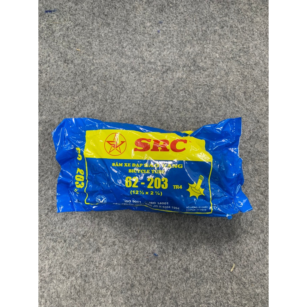 Săm Ruột Xe Đạp Sao Vàng SRC 62-203 (12 1/2 x 2 1/4) Loại Tốt