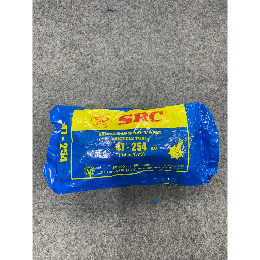 Săm Xe Đạp Sao Vàng SRC 14x1.75 Siêu Bền