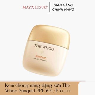 [New 2024] Kem chống nắng dạng sữa The Whoo Sunquid SPF50+/PA++++