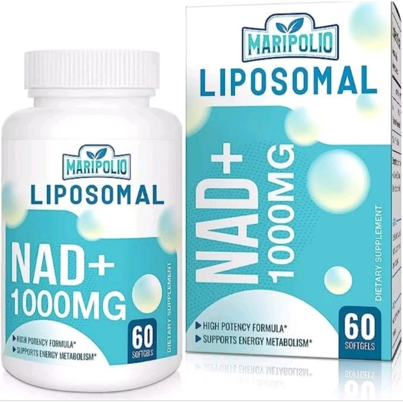 liposomal Nad+ 1000mg, NMN, NR Trẻ Hóa Sức Khỏe Tế Bào, Tăng Tuổi Thọ, Maripolio