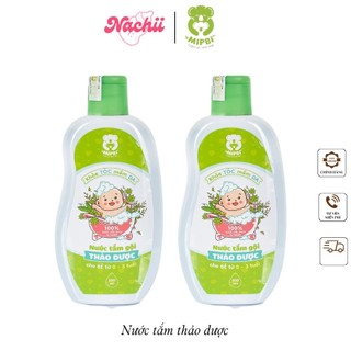 Nước tắm gội thảo dược mipbi 200ml cho bé