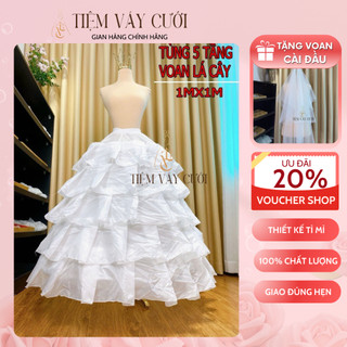 Tùng váy cô dâu, 5 tầng làm phồng váy cô dâu, chuyên dùng cho các cô dâu
