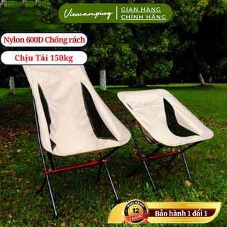 Ghế xếp du lịch dã ngoại câu cá khung nhôm sơn tĩnh điện gấp gọn, ghế thư giãn đi cắm trại du lịch