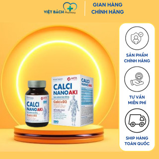 Canxi nano aki bổ sung calci giúp xương răng chắc khoẻ, phòng chống loãng xương