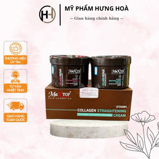 Kem duỗi / ép thẳng Maxtop nâu mùi nhẹ