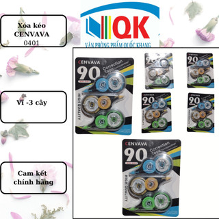 Xóa kéo vỉ 3 cây 0401 cenvava