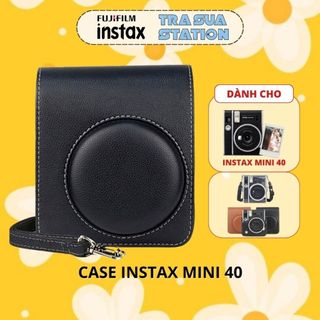 Bao da máy chụp ảnh lấy liền Instax Mini 40 - Bao da bảo vệ máy/ Case túi đựng dành cho máy Instax Mini 40