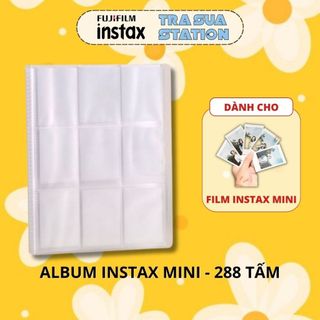 Album instax mini - Bìa trong suốt & Bìa da PU