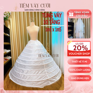 Tùng váy cô dâu, 10 tầng, làm phồng váy cô dâu, chuyên dùng cho các cô dâu