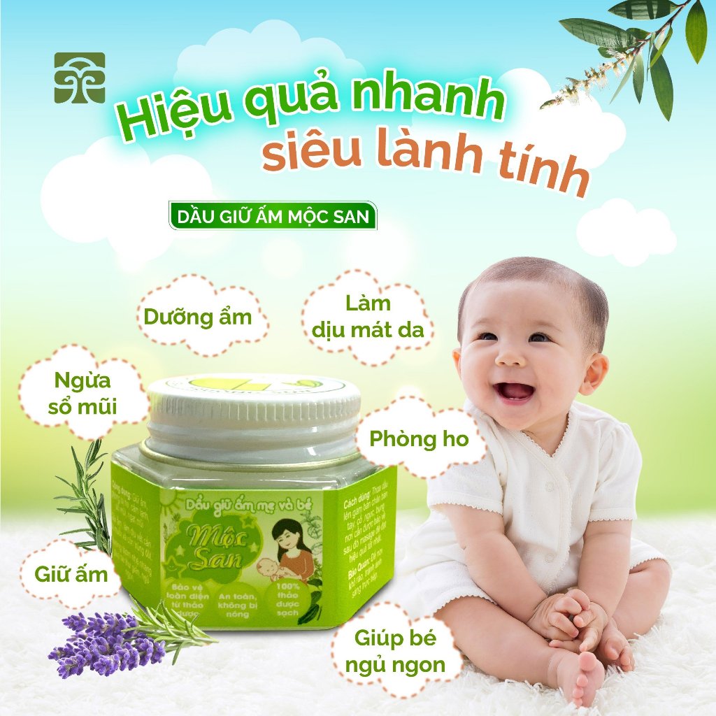 Combo chăm sóc cơ thể bé (muối tắm thảo dược+ cao giữ ấm) 100% từ các nguyên liệu tự nhiên