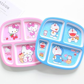 🌸KHAY 4 NGĂN HELLO KITTY DOREMON