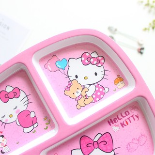 🌸KHAY 4 NGĂN HELLO KITTY DOREMON