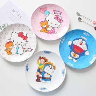 🌸dĩa tròn hello kitty doremon melody