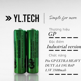 Pin chính hãng gp extra heavy duty aa 15g r6p 1.5v 3500mah