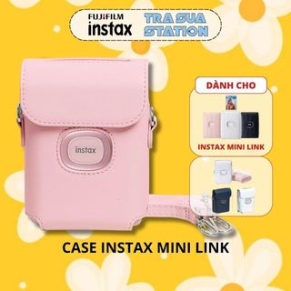 Bao da ốp bảo vệ máy in ảnh lấy liền instax Mini Link -  Case túi đựng máy in ảnh Link 2