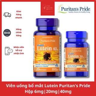 Viên uống bổ mắt Lutein Puritan's pride của Mỹ - 6mg/20mg/40mg