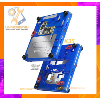 Bộ đế kẹp main tản nhiệt mijing k35 kèm vỉ làm chân 4 in 1: ip 12 / 12mn / 12p/ 12prm