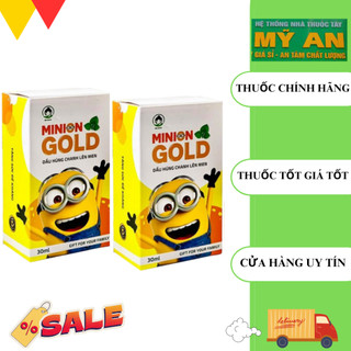 Minion Gold – Dầu húng chanh lên men giúp giảm ho, rát họng