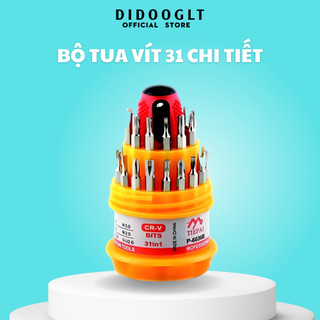 Bộ Tua Vít Sửa Chữa Sửa Đồ Gia Dụng 31 Chi Tiết - Tô Vít Đa Năng Nhiều Đầu Vặn nhỏ gọn chắc chăn rất tiện lợi - Didooglt