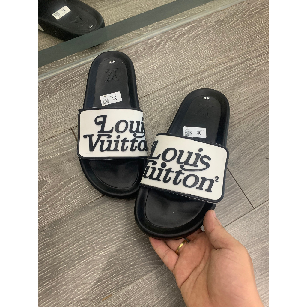 Dép DG  lV Quai Ngang Thiết Kế Quai Dán Hàng Net Mùa Hè Cho Anh Em 2024