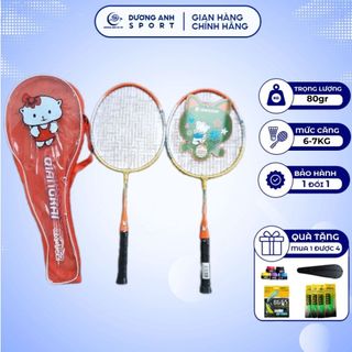 SET 2 Vợt Cầu Lông Trẻ Em Siêu Đẹp, Phù Hợp Với Lứa Tuổi (Sẵn Cầu và Túi Chống Sốc)