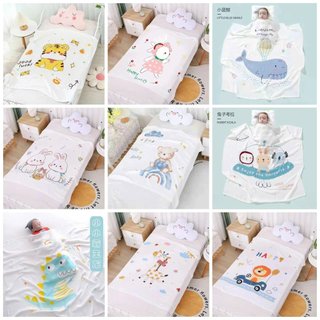 Chăn lụa chăn sợi tre cao cấp Kidsworld Chăn hè siêu mềm mát cho bé KT 110cm*110cm