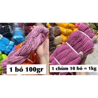 Sợi Cotton Thái 2mm (bó 100gr)
