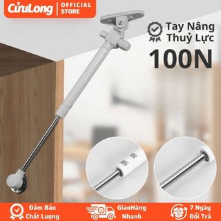 Tay Nâng Cánh Tủ Bếp Đẩy Thuỷ Lực 100N tự động kích nâng giữ cửa tủ ty hơi tay co phụ kiện tủ bếp
