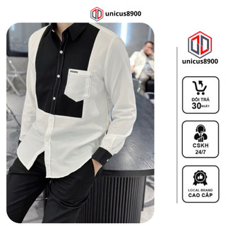Áo Sơ mi họa tiết đơn giản thiết kế sang trọng chất lụa cao cấp bản mẫu mới 2024