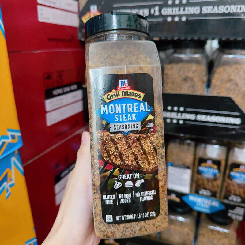 [US]Muối ướp bò beef steak Grill Mates Montreal Steak hàng Mỹ