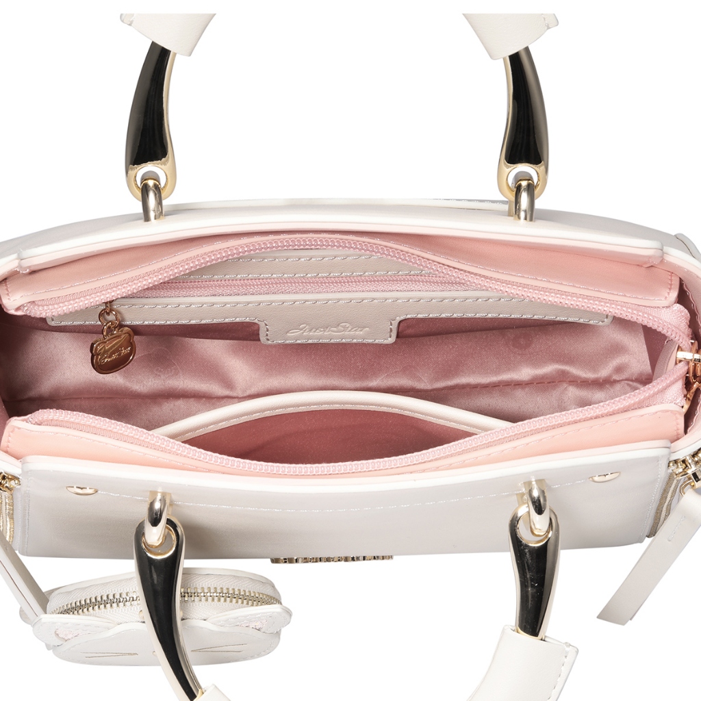 Túi xách đẹp dễ thương Just Star charm ví mèo ViAnh Store 172043AKK