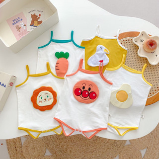 Body 2 dây cotton QC hoạ tiết