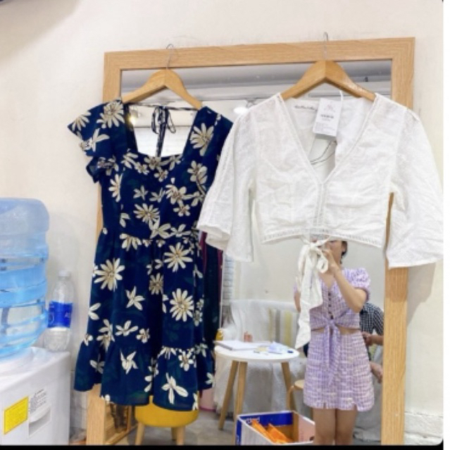 Thanh lý đầm hoa có mút ngực