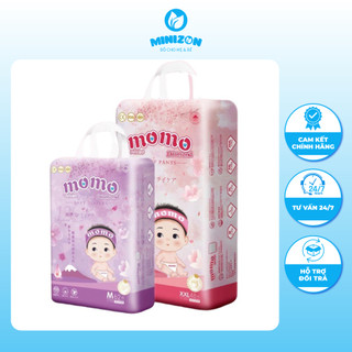 Bỉm tã dán/quần momo diamond organic đủ size nb/s/m/l/xl/xxl/xxxl