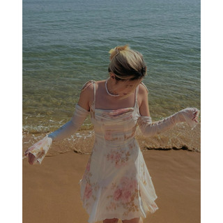 MARGOT DRESS - Váy hoa tay dài - SOLID