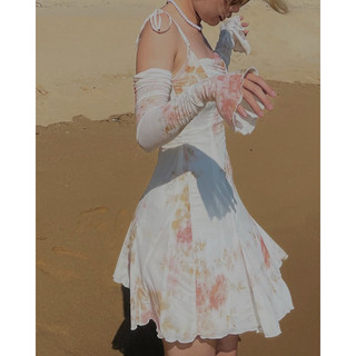MARGOT DRESS - Váy hoa tay dài - SOLID